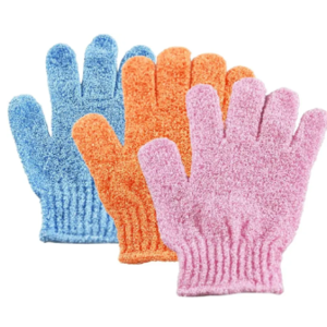 Bath Or Shower Body Exfoliator Gloves