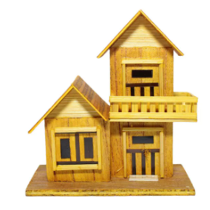 Wooden Small Wooden House Decoration